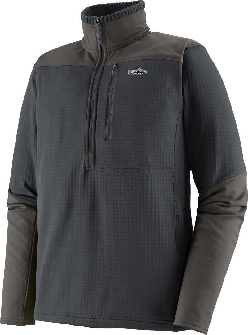 R1 Fitz Roy 1/4 Zip LS - Mens - smolder blue 1