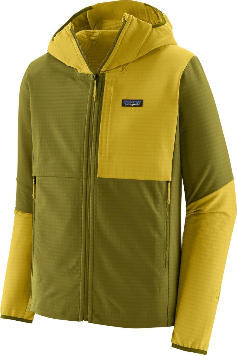 R1 TechFace Hoody - Mens - graze green 1