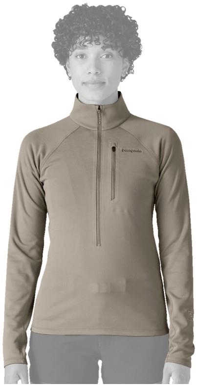 R1 Ultralight 1/2 Zip - Womens - albatross grey 1