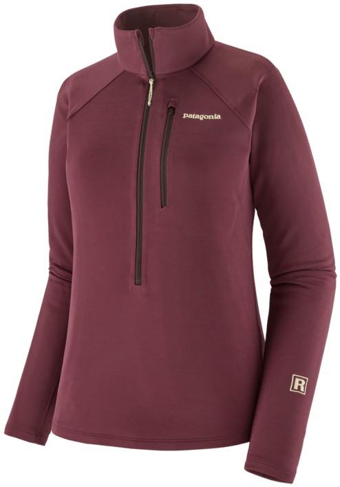 R1 Ultralight 1/2 Zip - Womens - berry fig 1