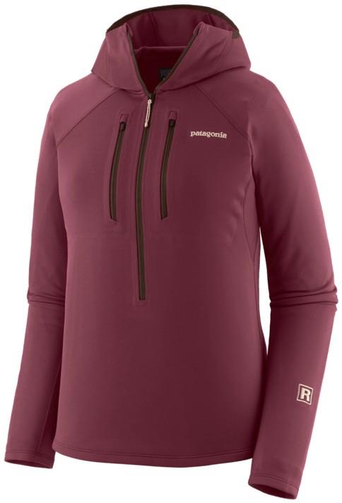 R1 Ultralight Hoody - Womens - berry fig 1