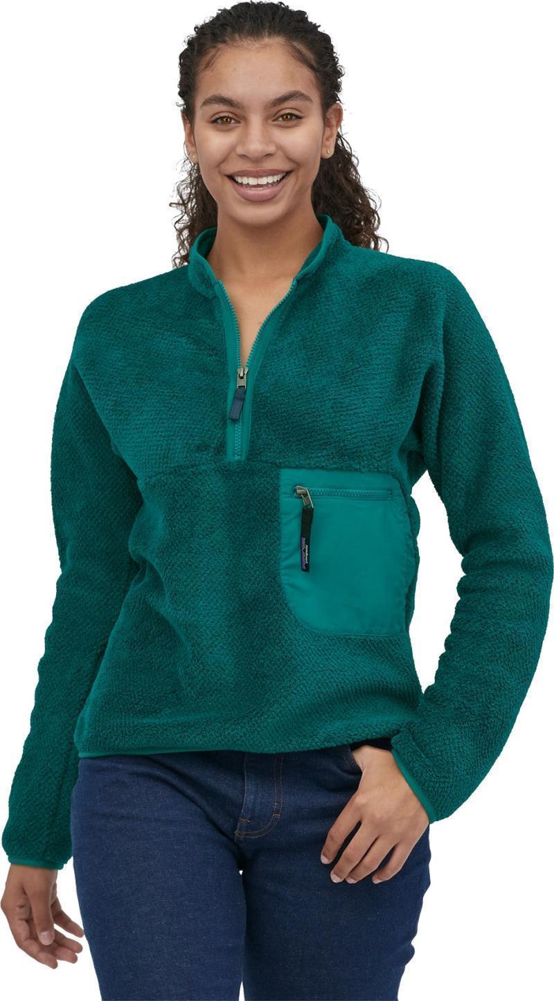 Re-Tool 1/2 Zip Pullover - Womens - Dark Borealis Green - Borealis Green X-Dye 2
