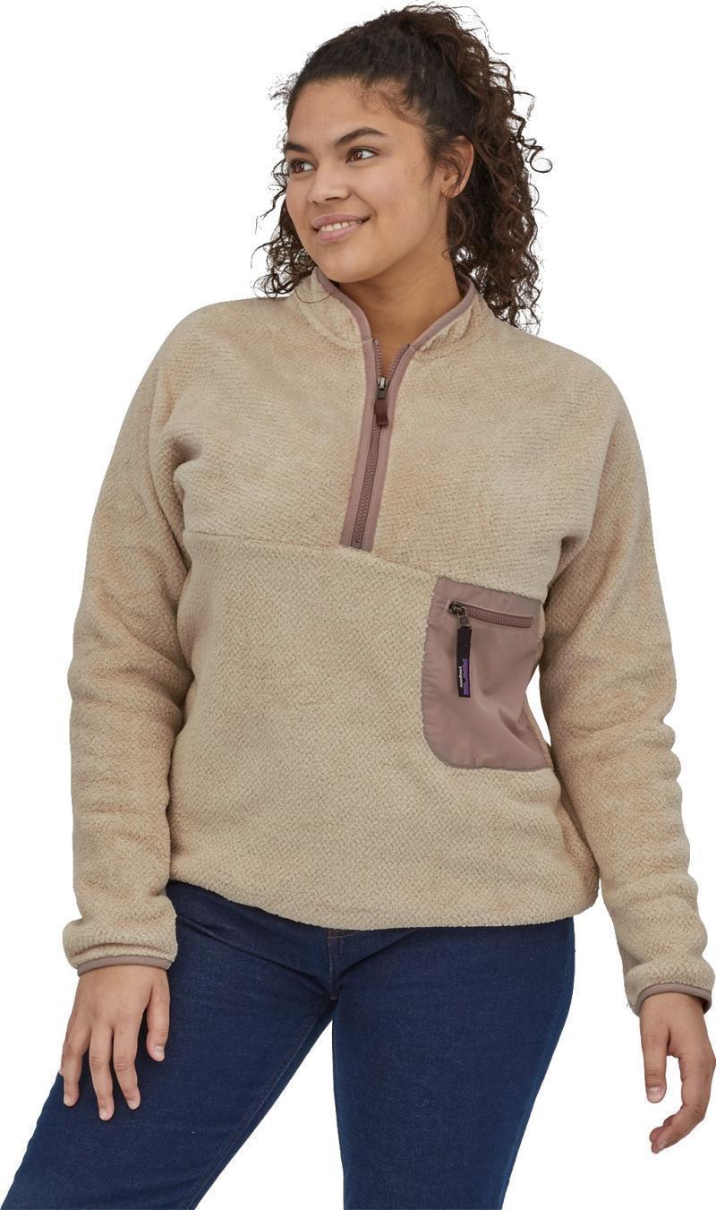 Re-Tool 1/2 Zip Pullover - Womens - Natural - White X-Dye 5