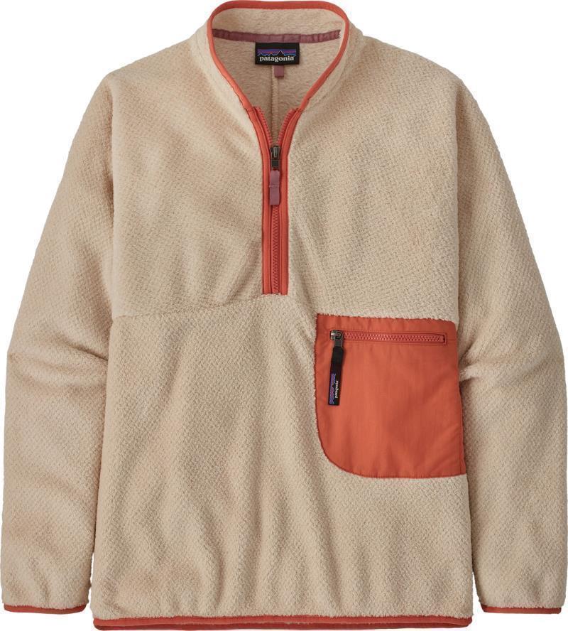Re-Tool 1/2 Zip Pullover - Womens - Natural / White X-Dye w/Quartz Coral 1