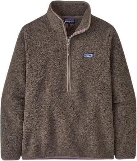Reclaimed Fleece Pullover - Womens - Topsoil Brown 1