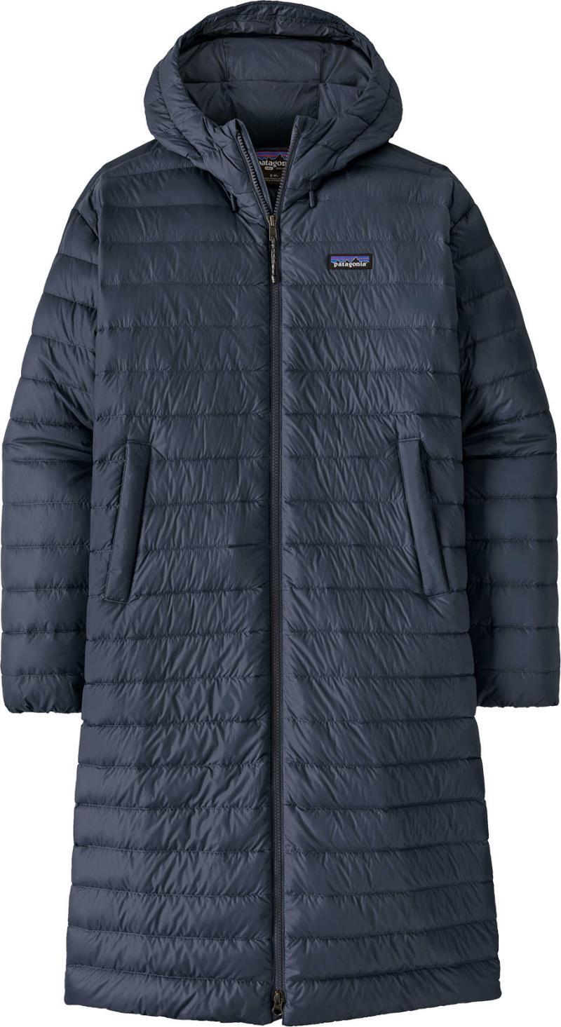 Recycled Down Sweater Parka - Womens - pitch blue 1