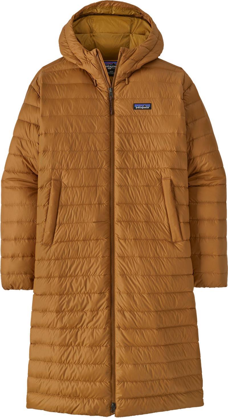Recycled Down Sweater Parka - Womens - shelter brown 1