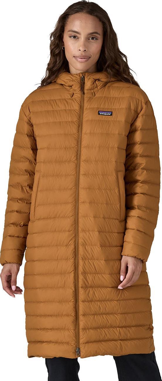 Recycled Down Sweater Parka - Womens - shelter brown 1