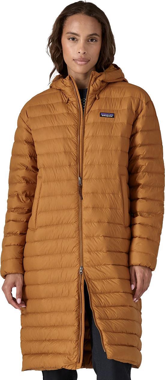 Recycled Down Sweater Parka - Womens - shelter brown 1