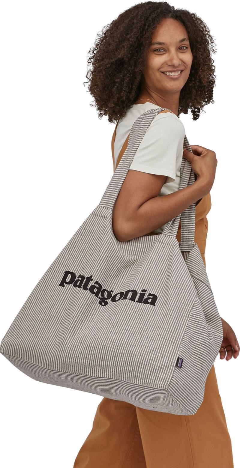 Recycled Oversized Tote - Fitz Roy Icon / Farrier Stripe Forge Grey 2