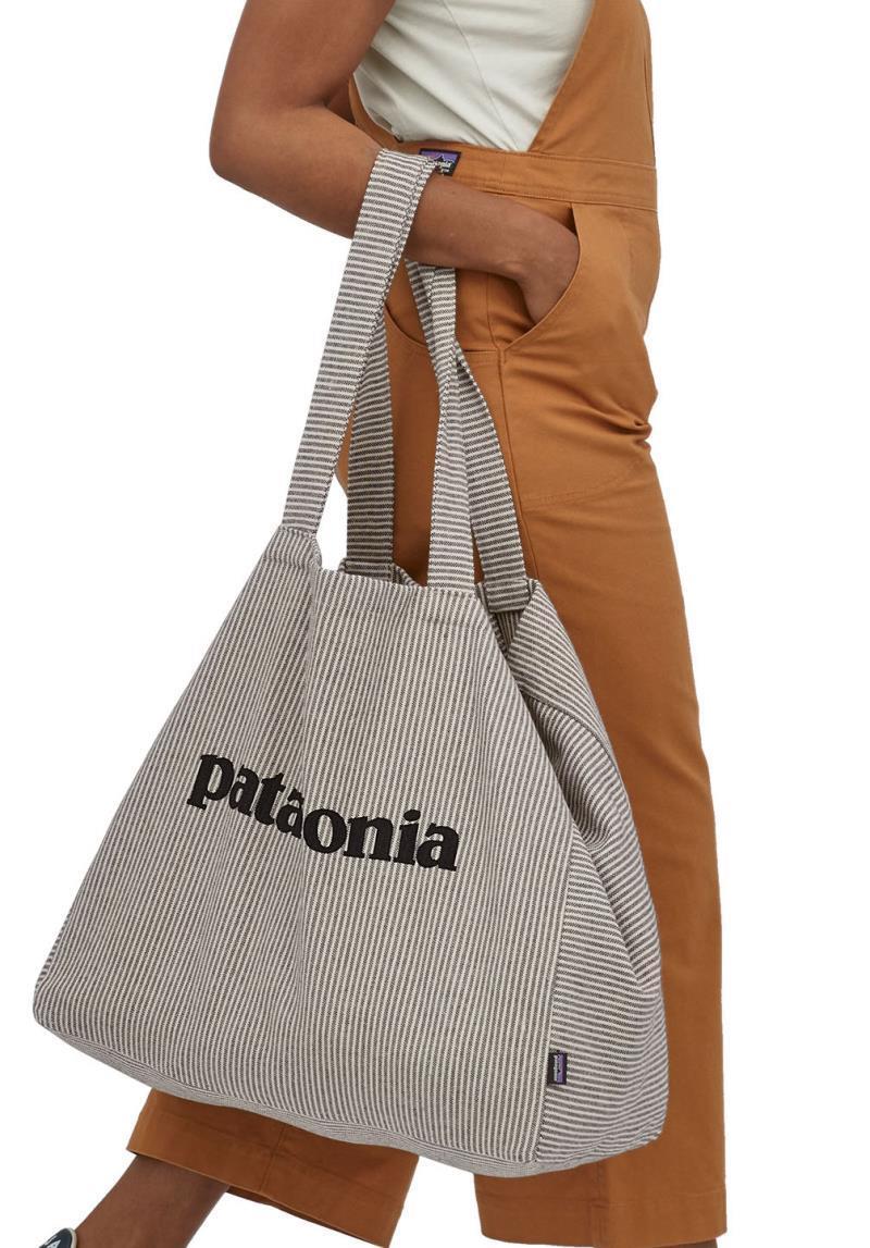 Recycled Oversized Tote - Fitz Roy Icon / Farrier Stripe Forge Grey 3
