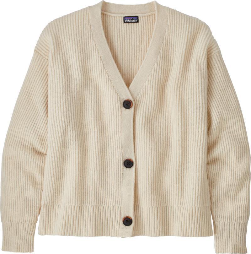 Recycled Wool-Blend Cardigan - Womens - dyno white 1
