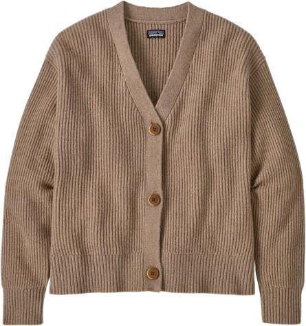 Recycled Wool-Blend Cardigan - Womens - el cap khaki 1