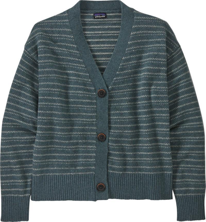 Recycled Wool-Blend Cardigan - Womens - steady going / nouveau green 1