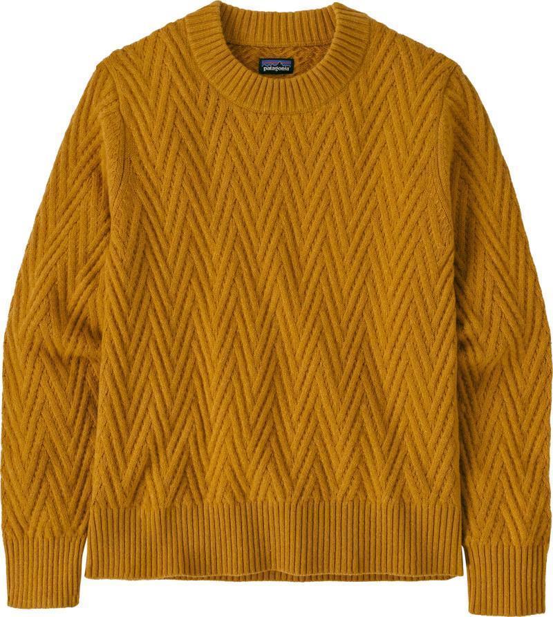 Recycled Wool-Blend Crewneck Sweater - Womens - Cabin Gold 1