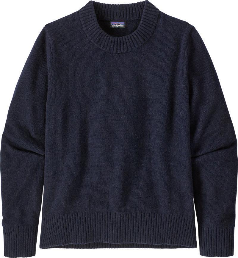 Recycled Wool-Blend Crewneck Sweater - Womens - New Navy 1