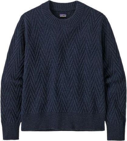Recycled Wool-Blend Crewneck Sweater - Womens - Smolder Blue 1