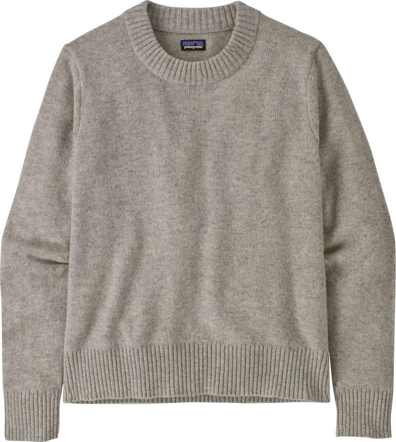 Recycled Wool-Blend Crewneck Sweater - Womens - salt grey 1