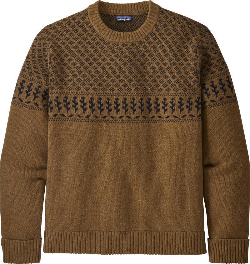 Recycled Wool-Blend Sweater - Mens - Farm Blend / Mulch Brown 1