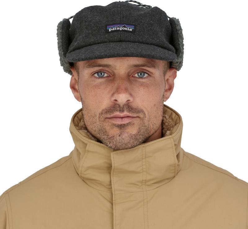 Recycled Wool Ear Flap Cap - Forge Grey 2