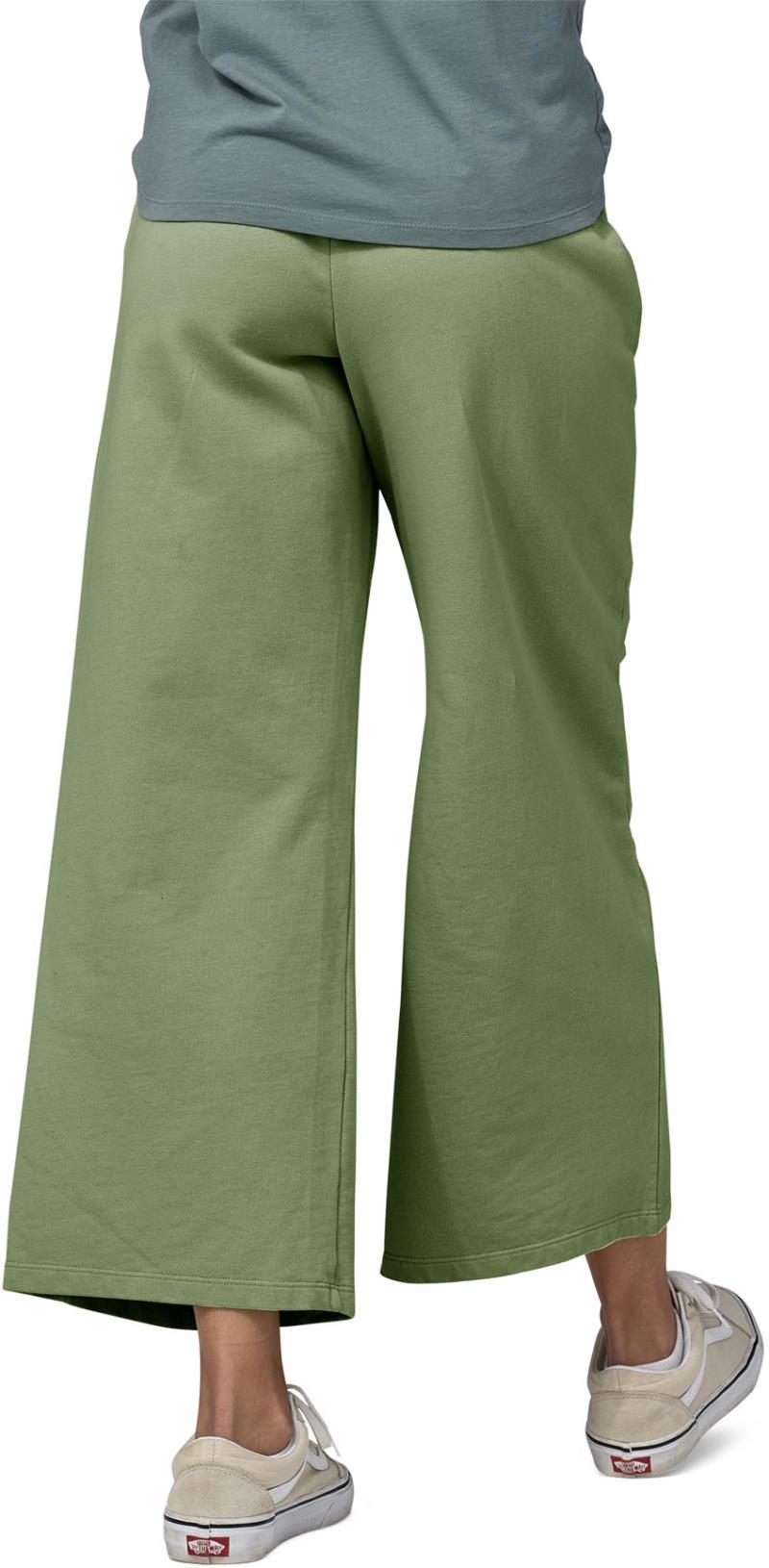 Regenerative Organic Certified Cotton Essential Pants - Womens - Salvia Green 3