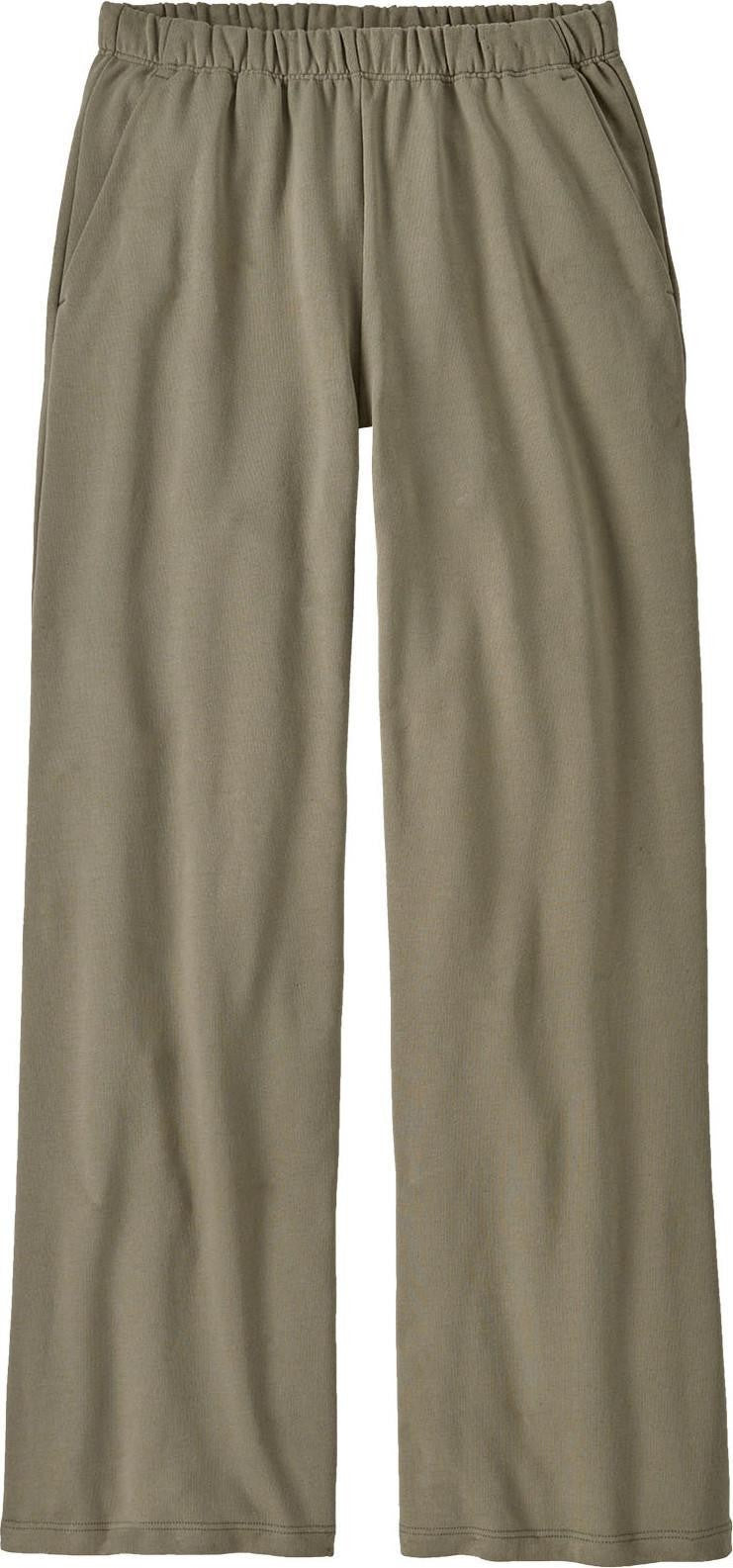 Regenerative Organic Certified Cotton Essential Pants - Womens - river rock green 1