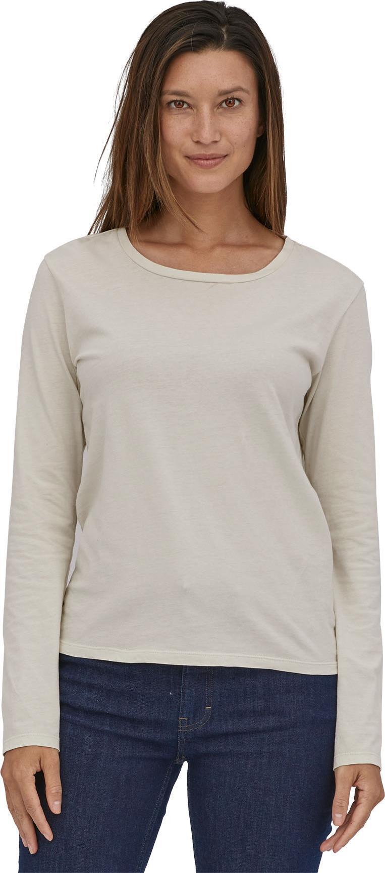 Regenerative Organic Certified Cotton LS Tee - Womens - Dyno White 2
