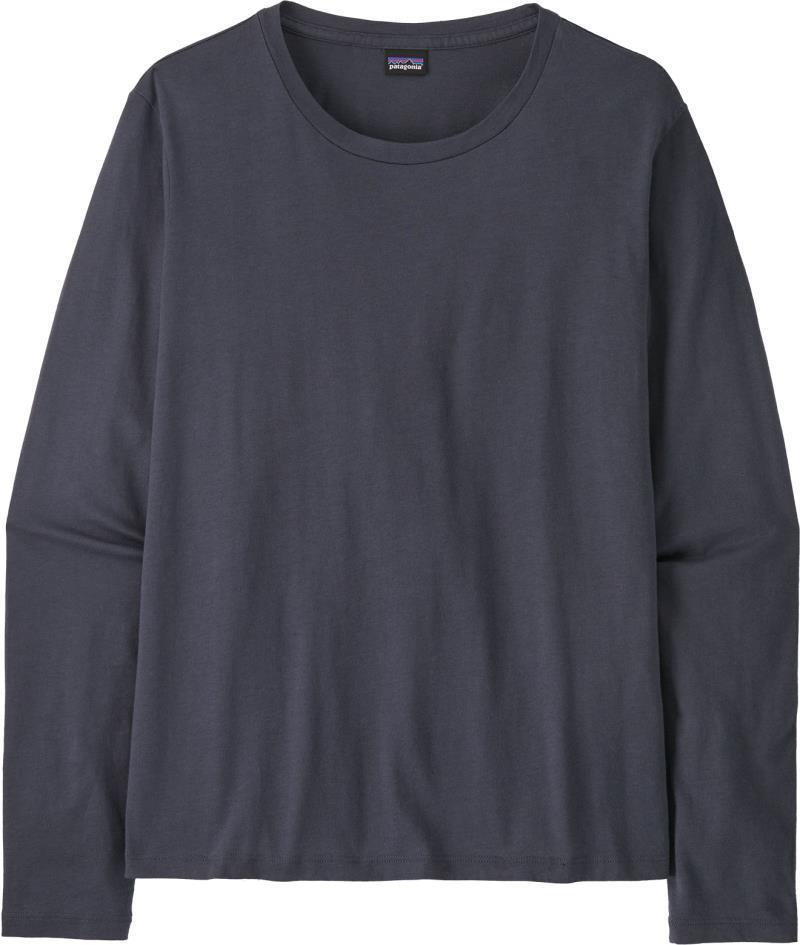 Regenerative Organic Certified Cotton LS Tee - Womens - Smolder Blue 1