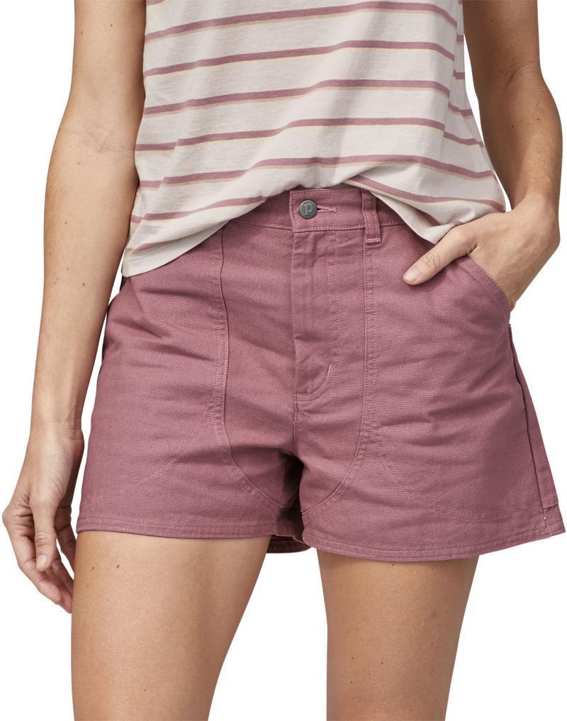 Regenerative Organic Certified Cotton Stand Up Shorts, 3.5" Inseam - Womens - Evening Mauve 2