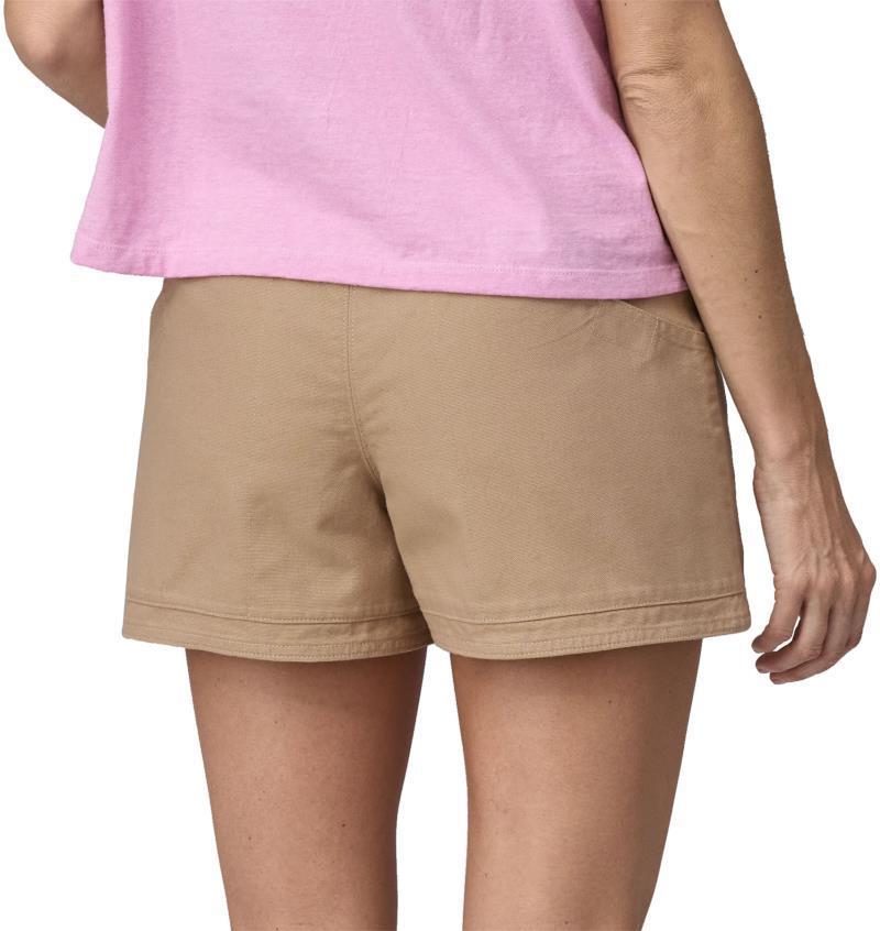 Regenerative Organic Certified Cotton Stand Up Shorts, 3.5" Inseam - Womens - Oar Tan 3