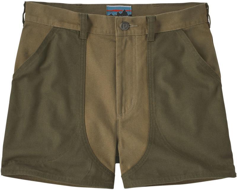 Regenerative Organic Certified Cotton Stand Up Shorts, 3.5" Inseam - Womens - Sage Khaki 1