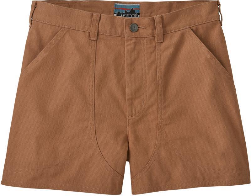 Regenerative Organic Certified Cotton Stand Up Shorts, 3.5" Inseam - Womens - Trip Brown 1
