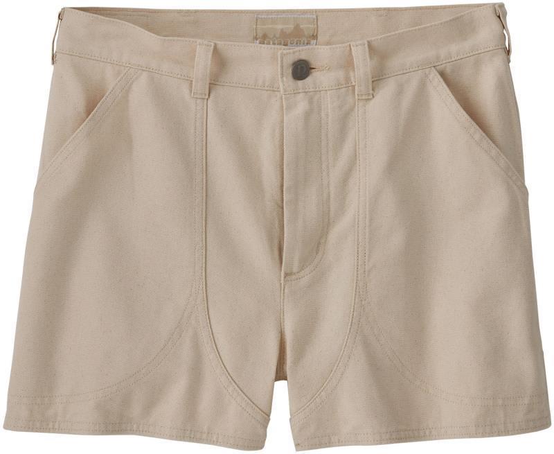 Regenerative Organic Certified Cotton Stand Up Shorts, 3.5" Inseam - Womens - Undyed Natural 1