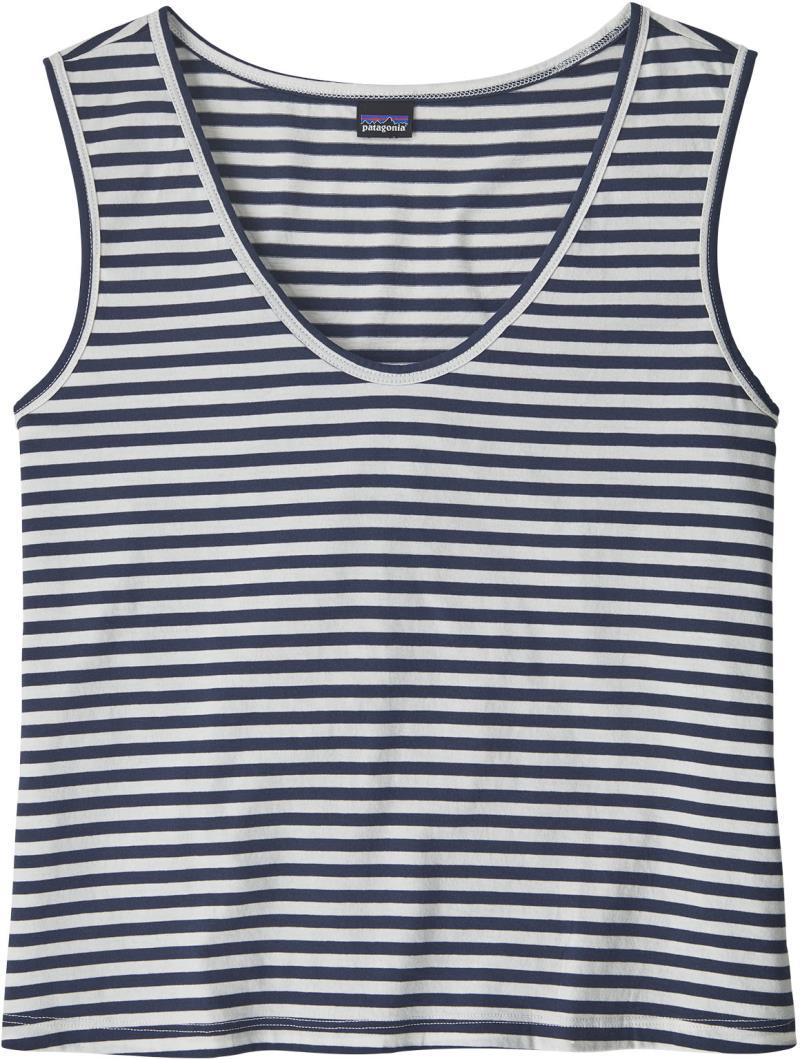 Regenerative Organic Certified Cotton Tank - Womens - Field Day / New Navy 1