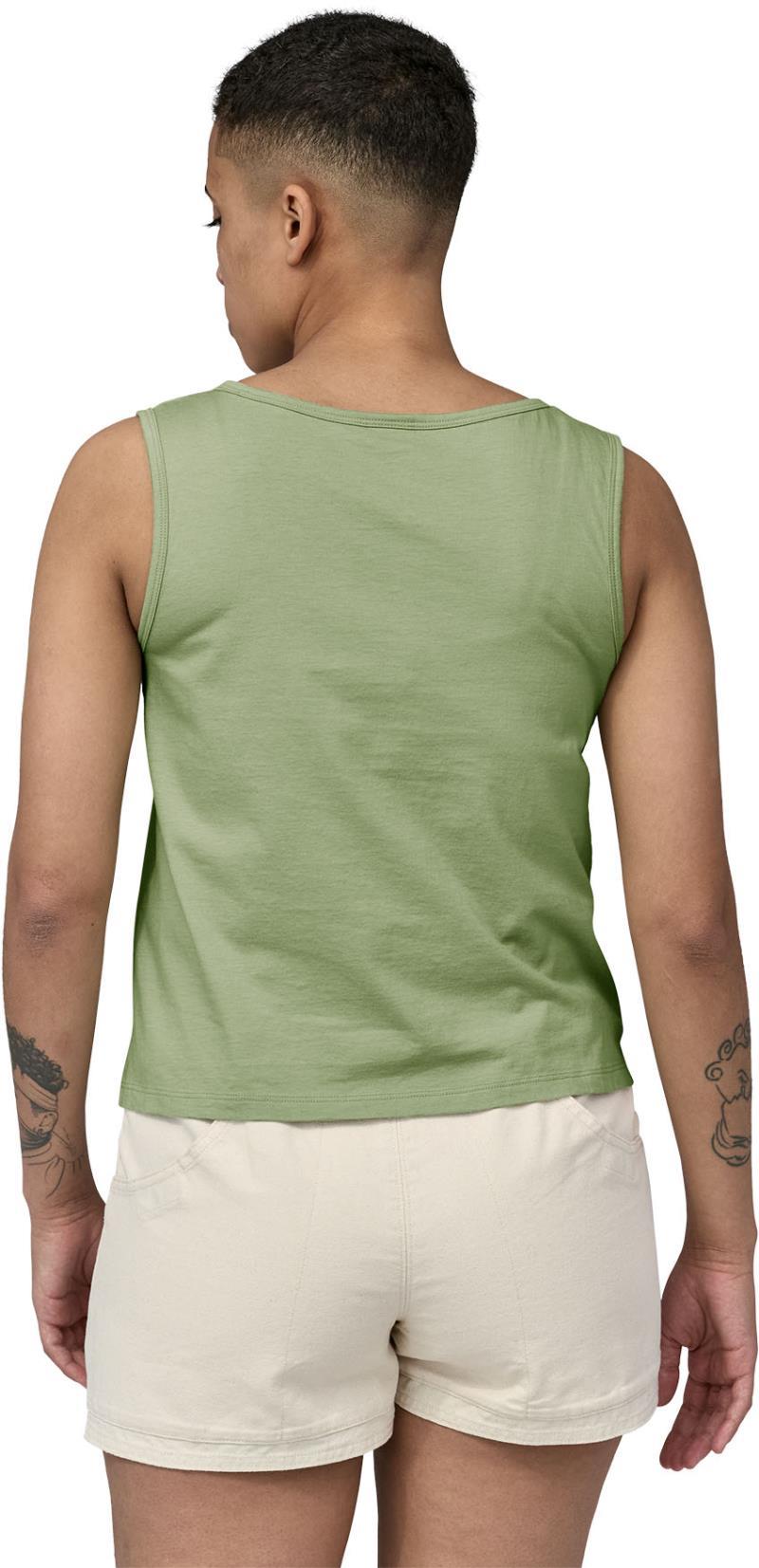 Regenerative Organic Certified Cotton Tank - Womens - Salvia Green 3