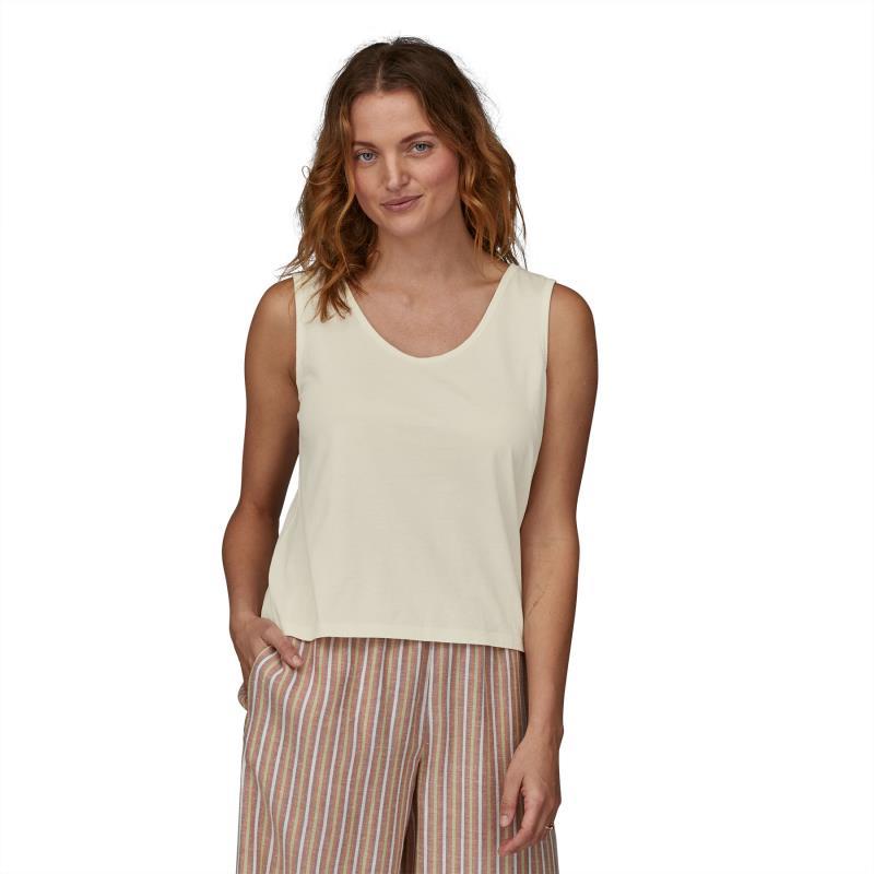 Regenerative Organic Certified Cotton Tank - Womens - Undyed Natural 2