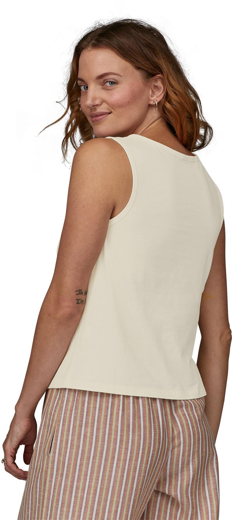 Regenerative Organic Certified Cotton Tank - Womens - Undyed Natural 3