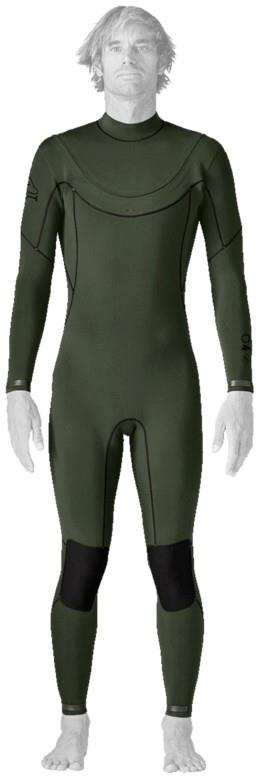 Regulator Lite 2/2 Front Zip Full Suit - Mens - sea tone green 1