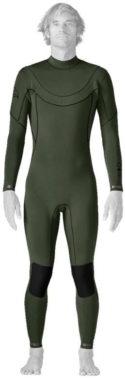 Regulator Lite 3/2 Front Zip Full Suit - Mens - sea tone green 1