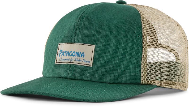 Relaxed Trucker Hat - Water People Label / Conifer Green 1