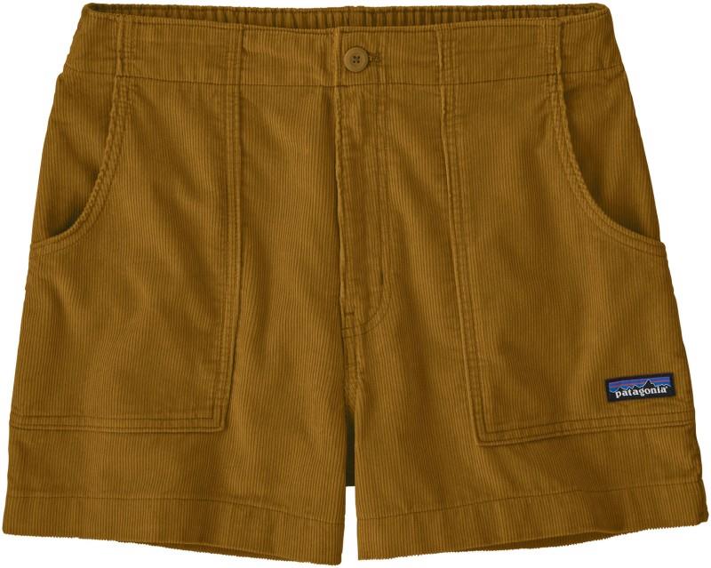 Retro Cord Shorts - Womens - bobcat brown 1