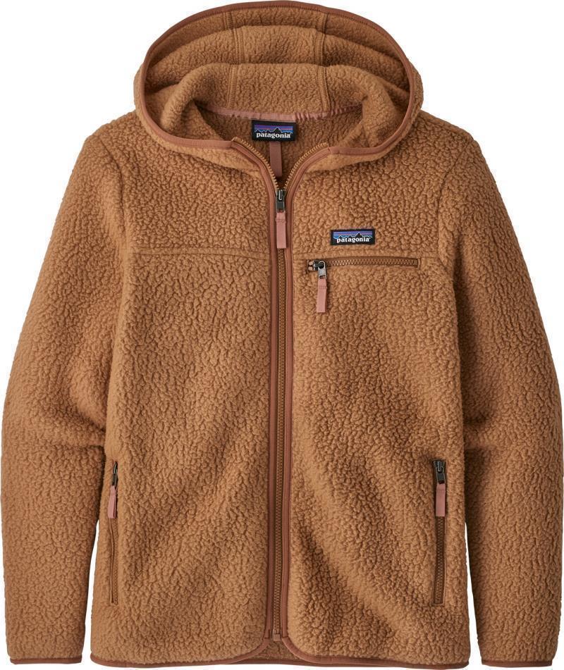Retro Pile Hoody - Womens - Beech Brown 1