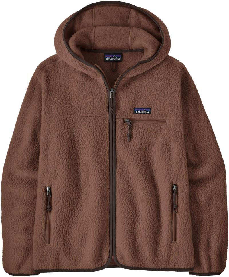 Retro Pile Hoody - Womens - berm brown 1