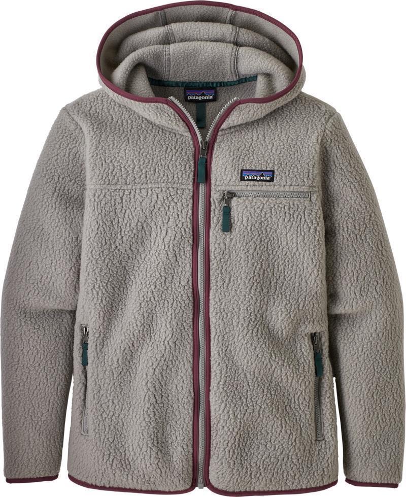 Retro Pile Hoody - Womens - feather grey 1