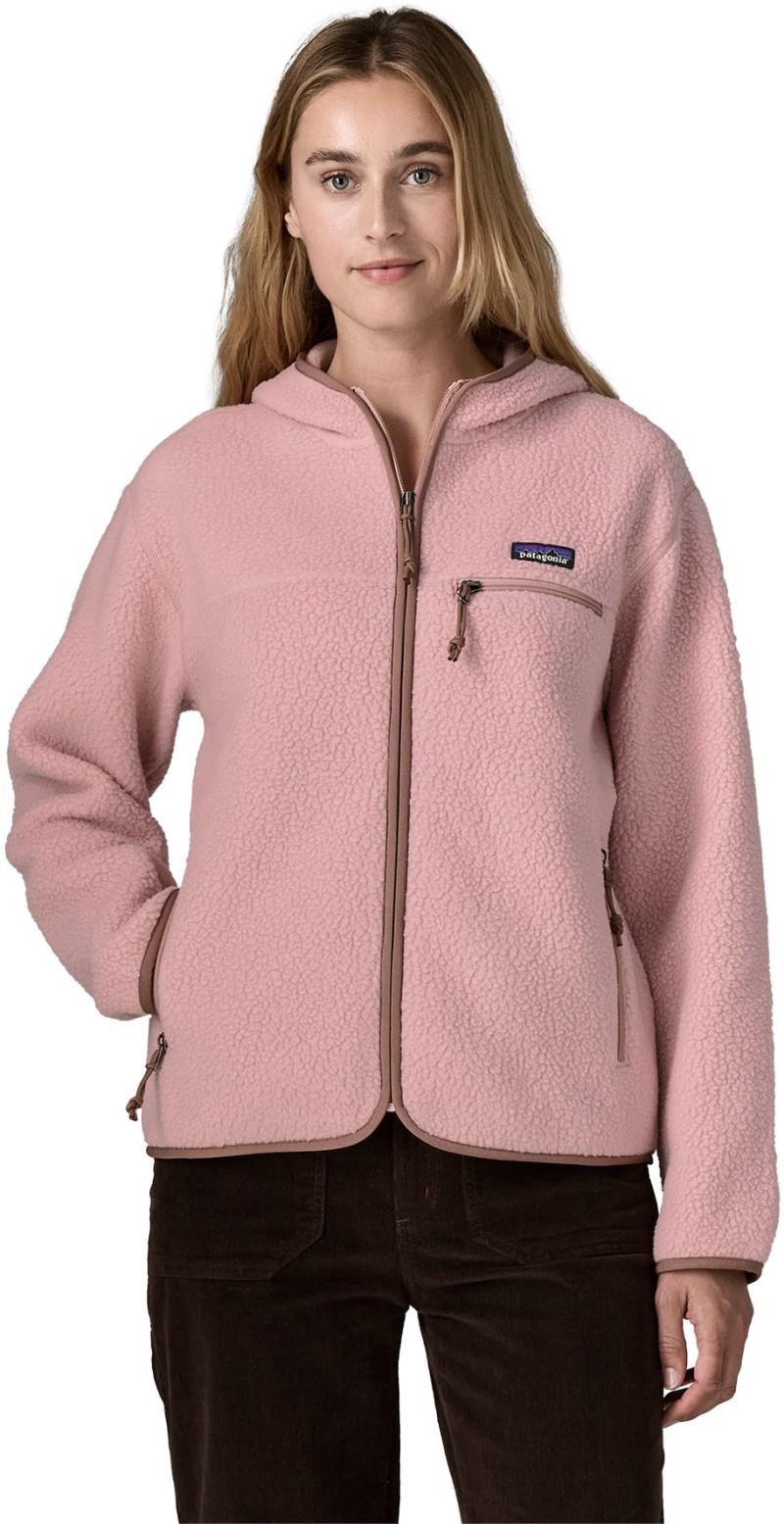 Retro Pile Hoody - Womens - fuzzy mauve 1