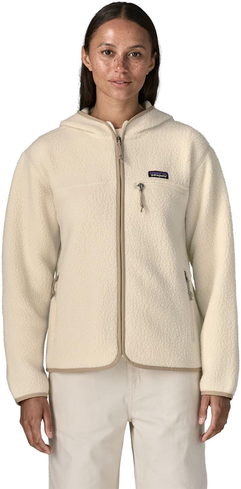 Retro Pile Hoody - Womens - natural 1
