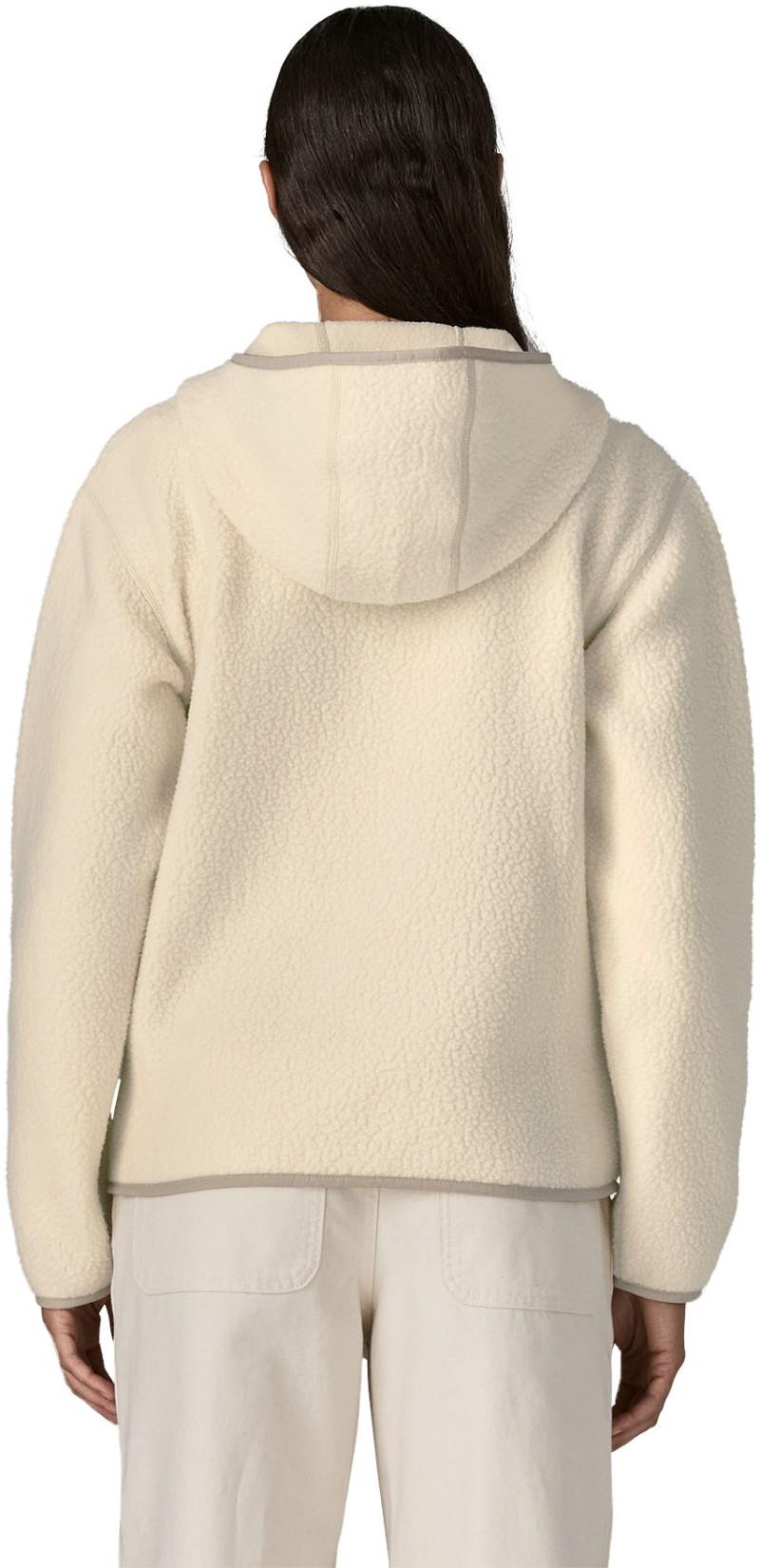 Retro Pile Hoody - Womens - natural 1