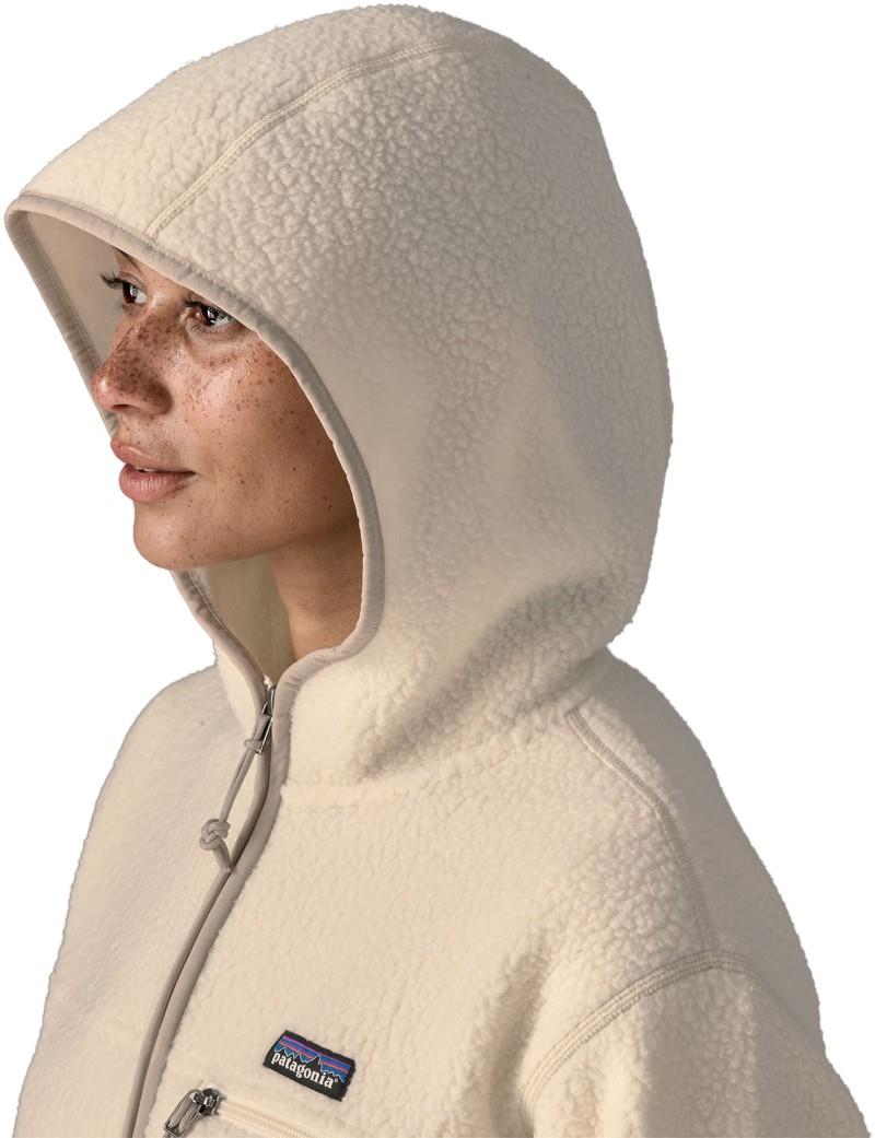 Retro Pile Hoody - Womens - natural 1