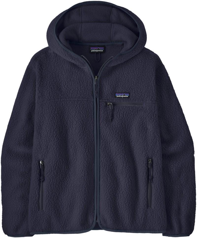 Retro Pile Hoody - Womens - sunken blue 1