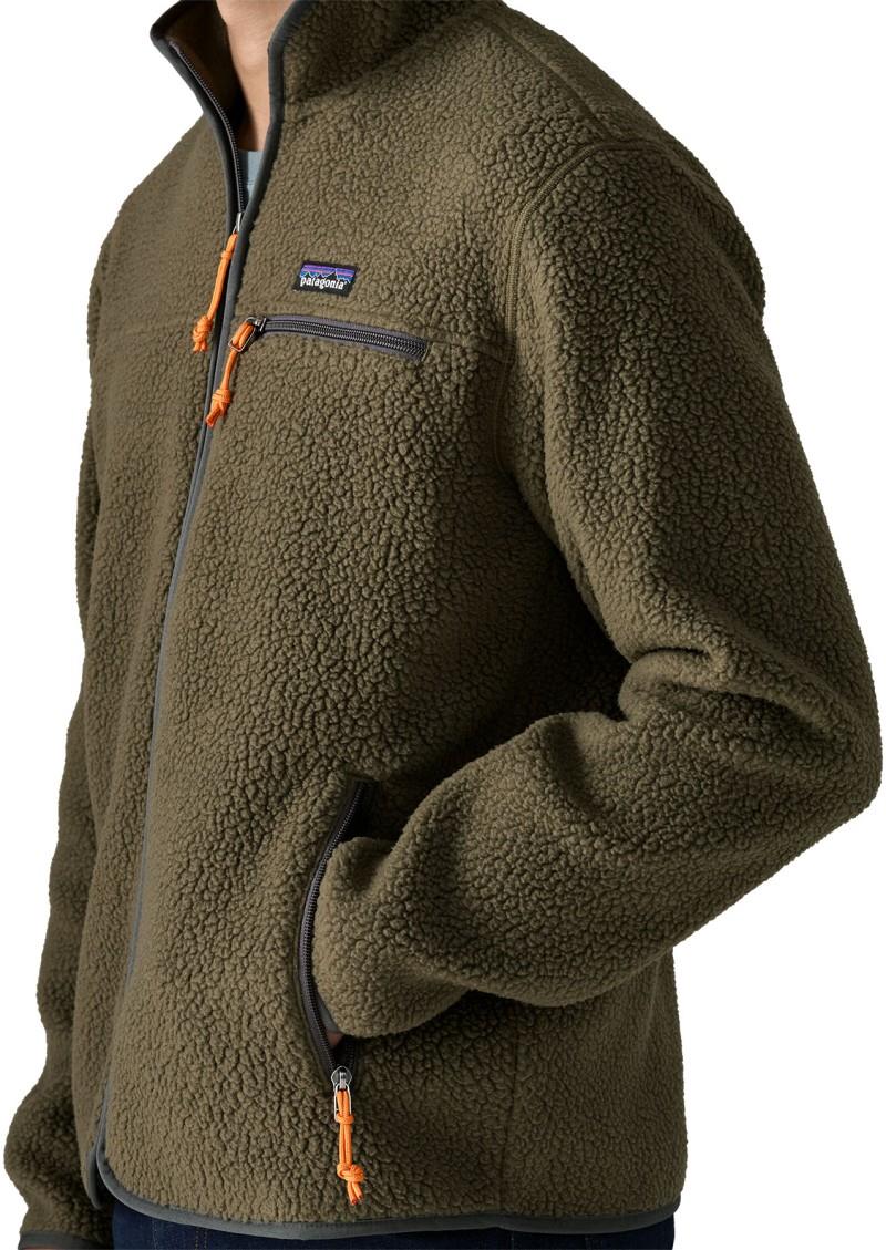 Retro Pile Jacket - Mens - basin green 1